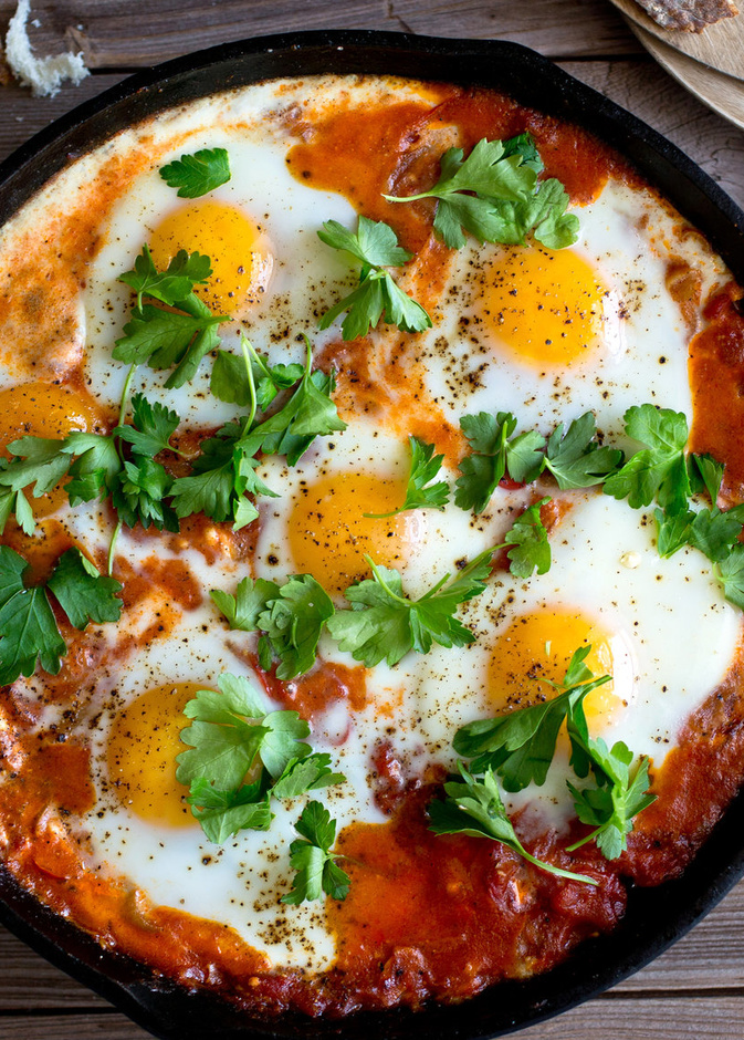 افطار الشكشوكة لدى Pantry Café