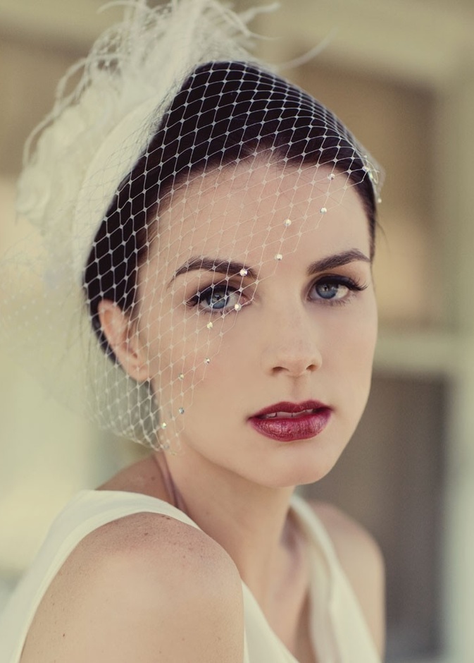 اكسسوار راس للعروس الرومانسية