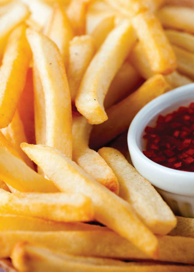 البطاطا المقلية في اجهزة القلي الهوائي