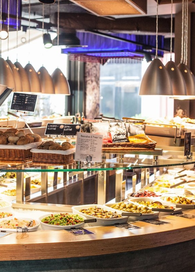 البوفيه في Tibits