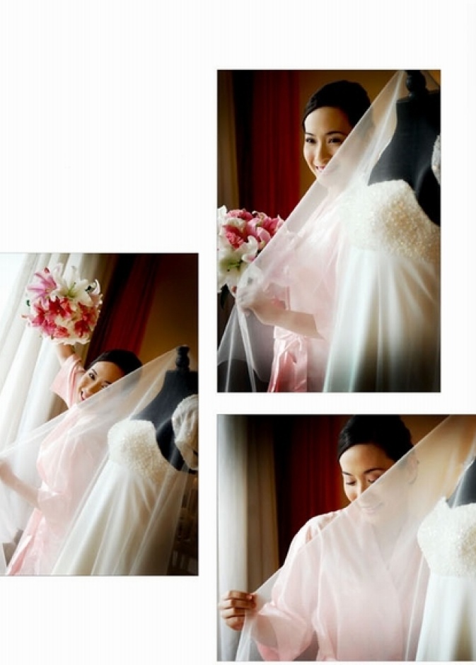 لحظات تجهيز العروس