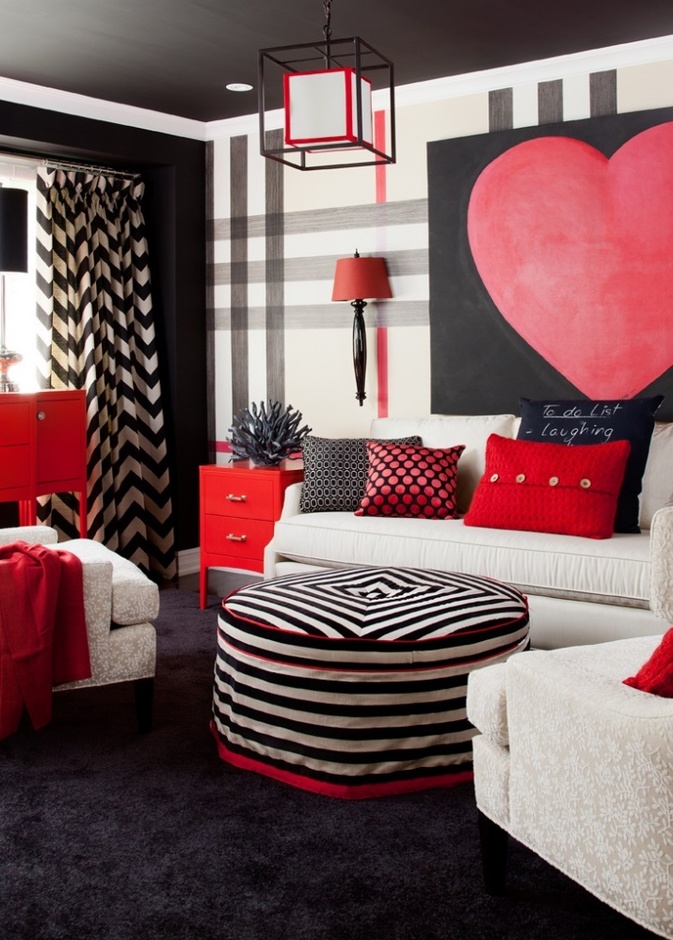 الحب ينثر ظلاله على غرف الجلوس