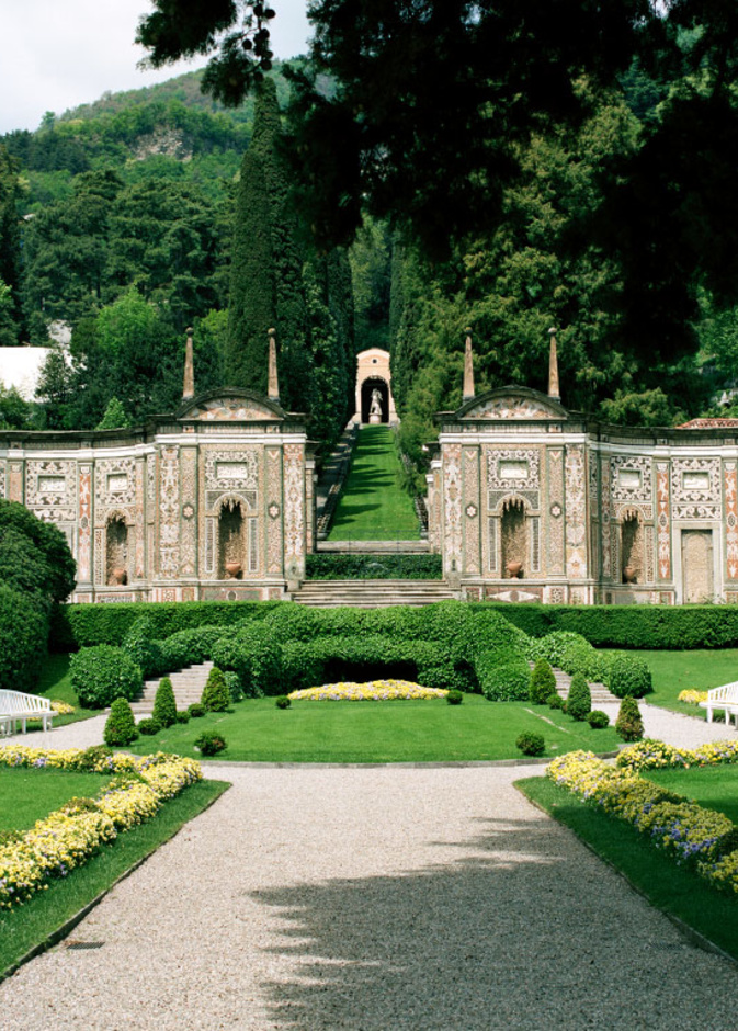 الحدائق في فندق Villa d'Este