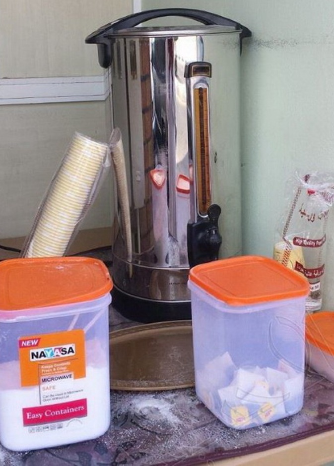 المشروبات التي وضعتها السيدة السعودية