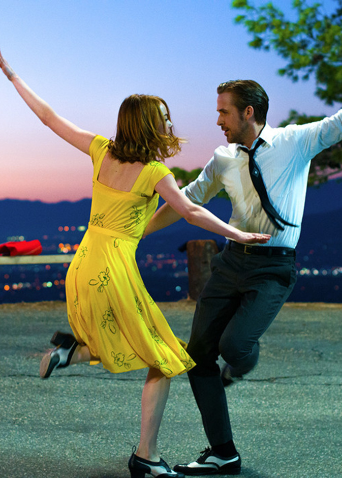 ايما ستون وريان غوسلينغ في la la land