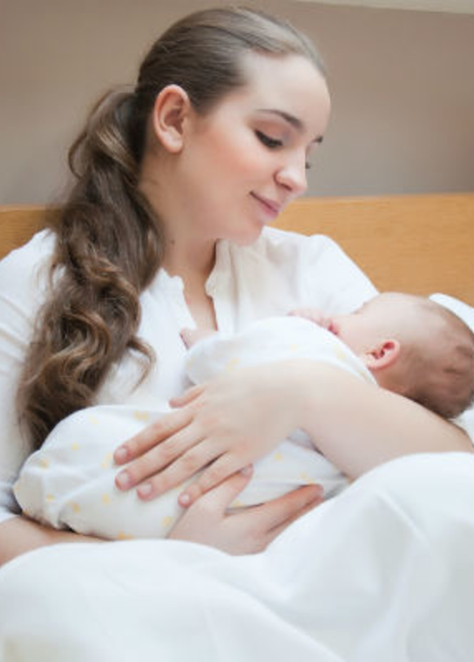 بعد الولادة ومع الرضاعة الطبيعية تجنبي ذلك وسيخف وزنك تدريجيا