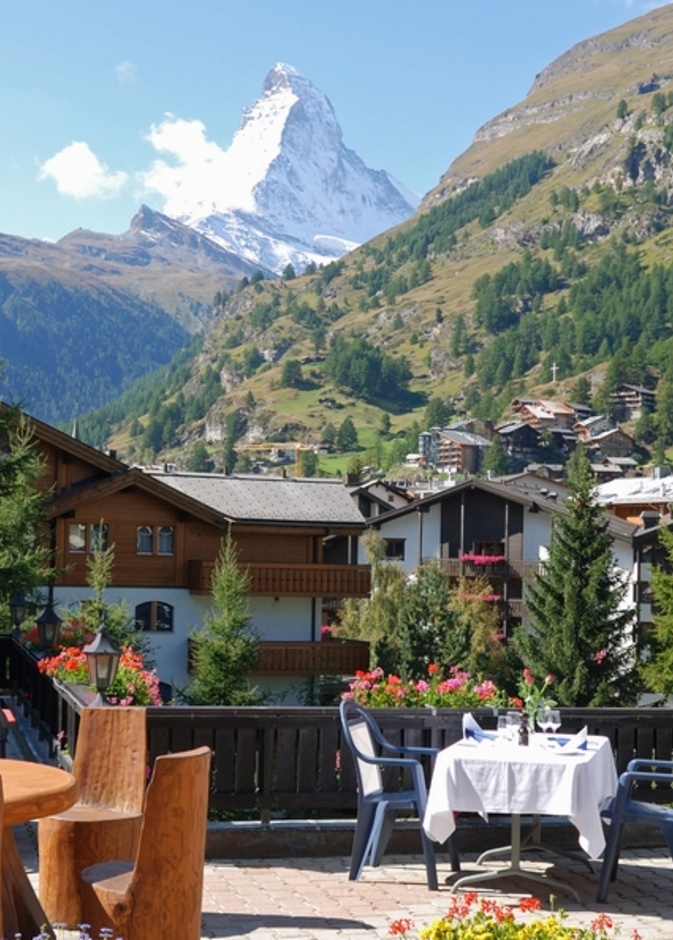 بلدة زيرمات في سويسرا