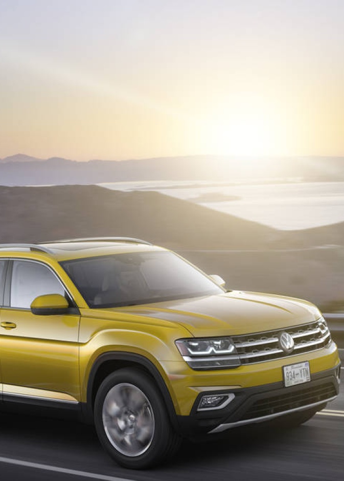 تصميم انسيابي لسيارة فولغسفاغن الجديدة