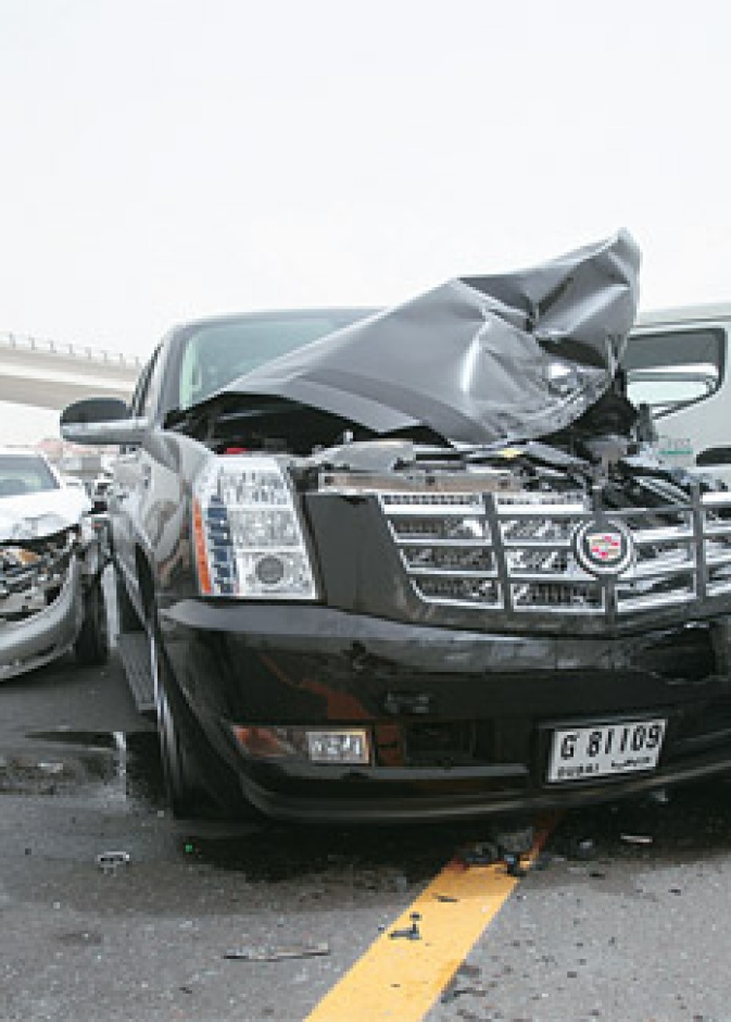 136  حادث سير خلال ساعات في دبي !