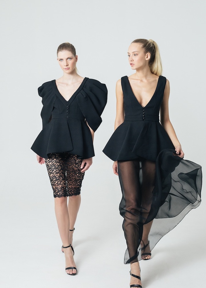 جاذبية اللون الأسود من مجموعة سكينة باريس Sakina Paris  