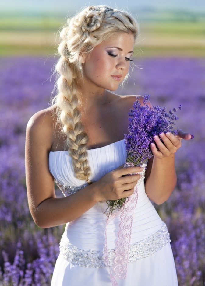  جمال العروس ورقة اللافندر