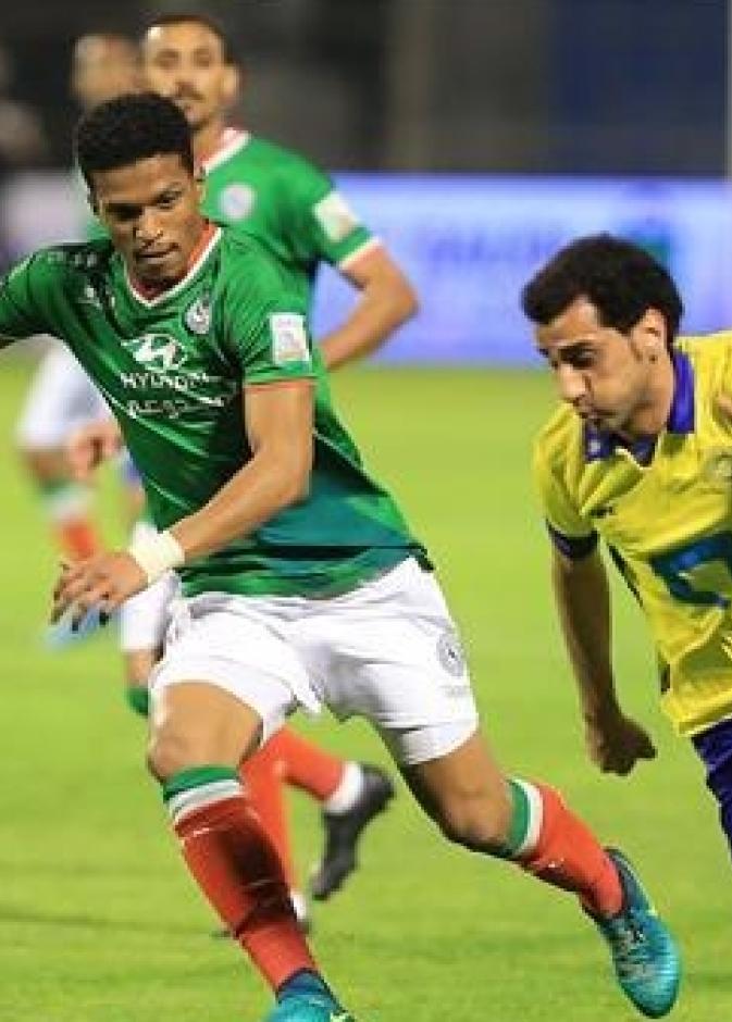 حسن الراهب قاد فريق النصر للفوز