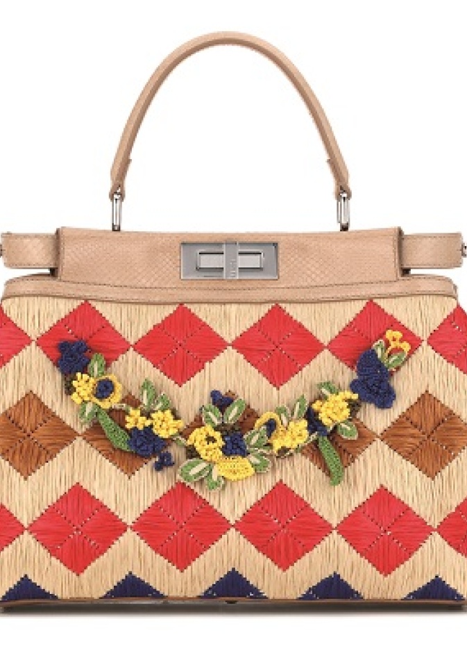 حقيبة بألوان متعددة من فندي Fendi