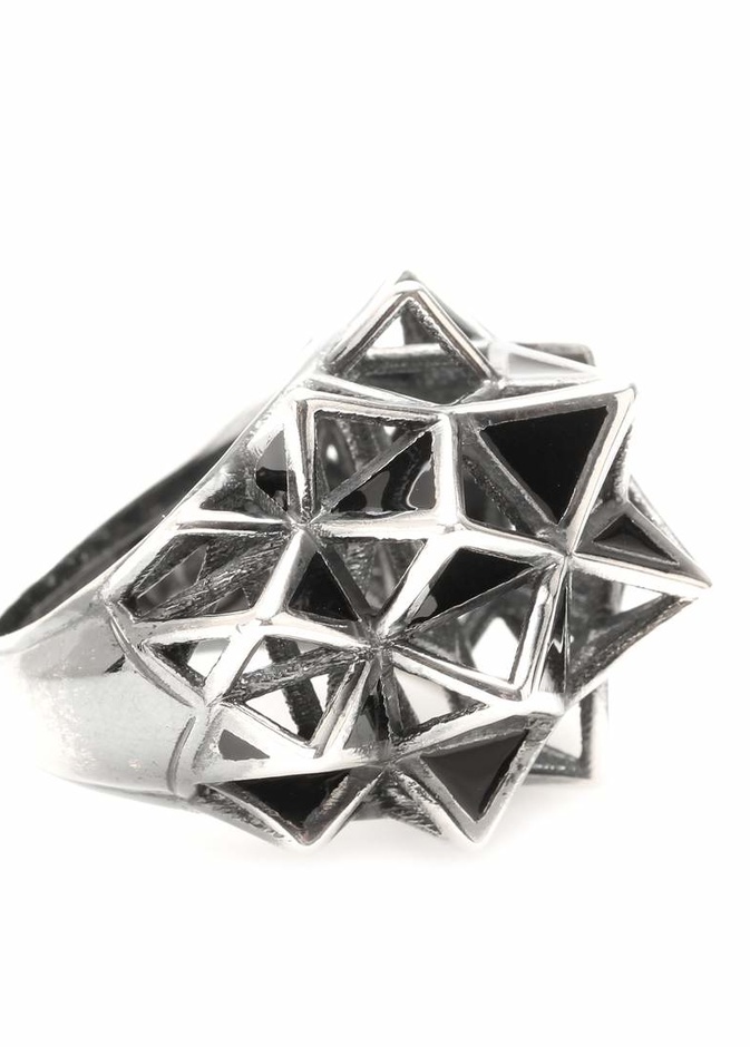 خاتم بوتيغا فينيتا ستيرلينغ سيلفر رينغ BOTTEGA VENETA STERLING SILVER COCKTAIL RING