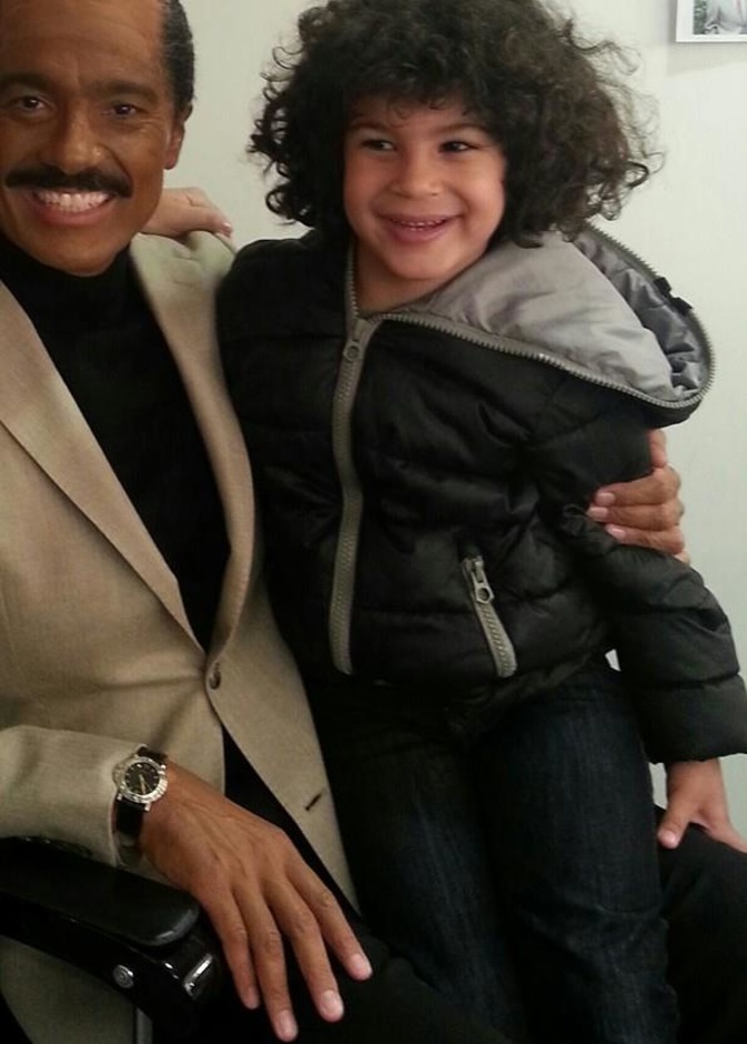 خالد النبوي برفقة ابنه زياد