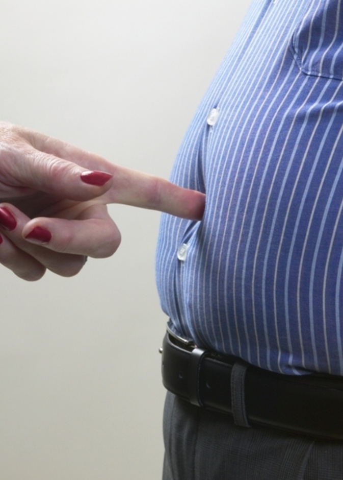 دهون البطن وخطورتها على صحة الرجل