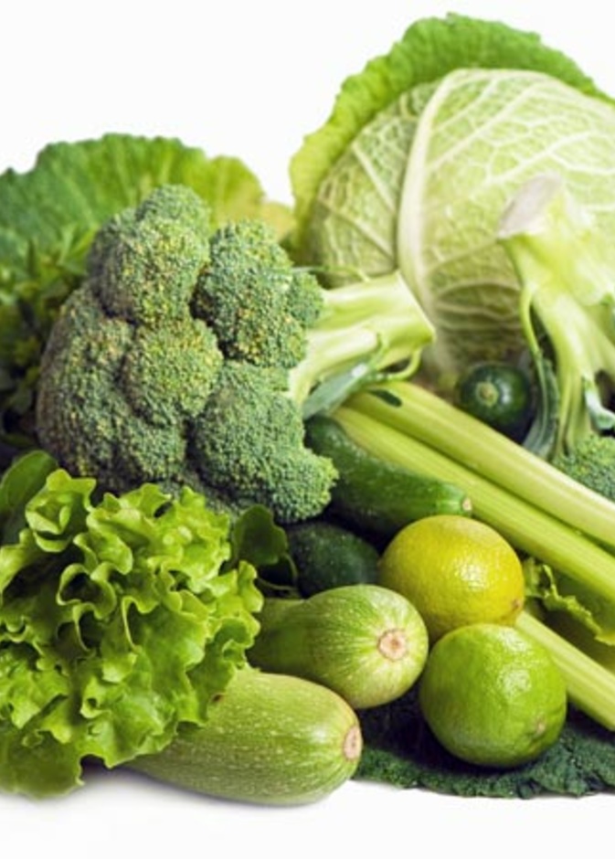 الخضار الخضراء غنية بفيتامين ك