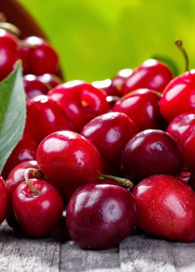 الكرز غني بمضادات الأكسدة التي تقلل مستويات حمض اليوريك