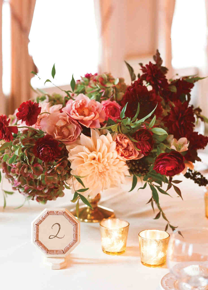 زينة زهرية خريفية