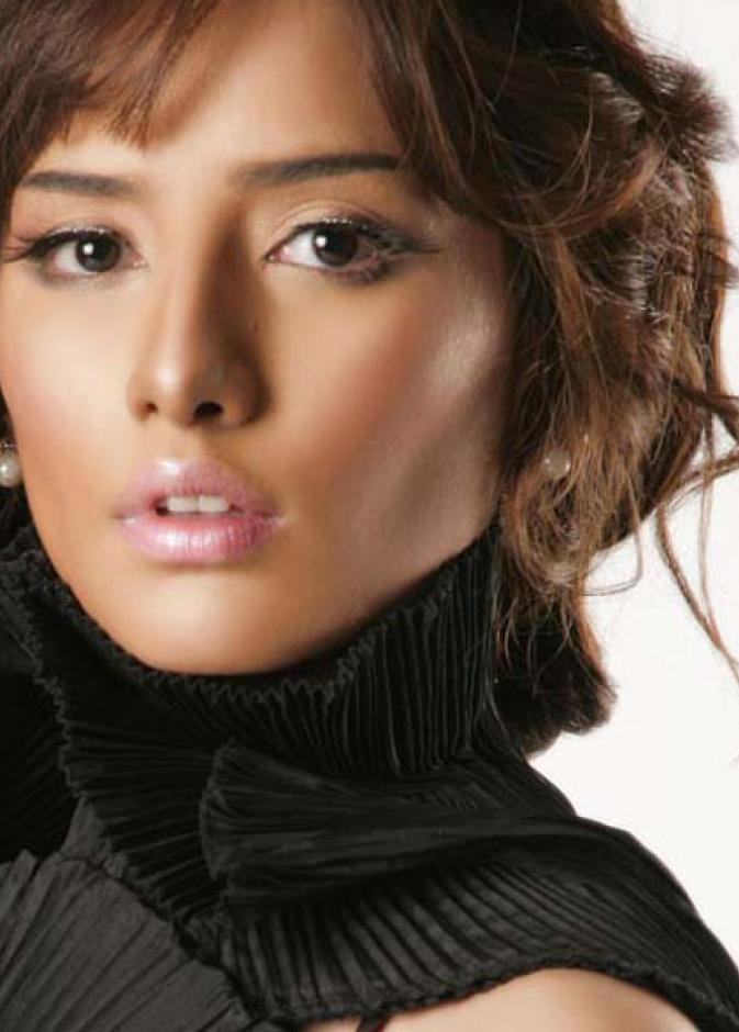 زينة خلال فترة حملها بالتوأم