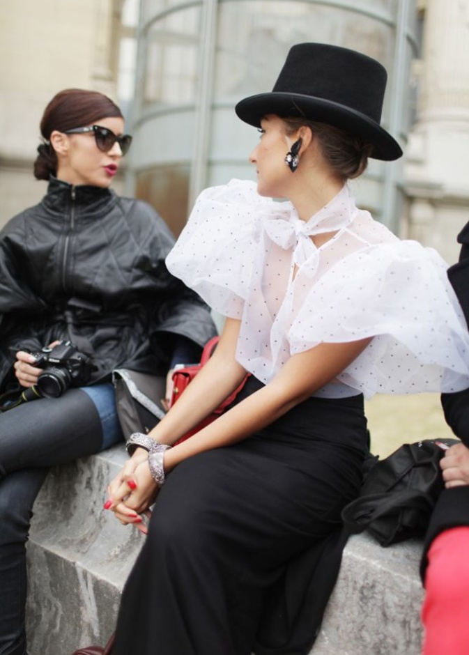 Paris fashion week street style