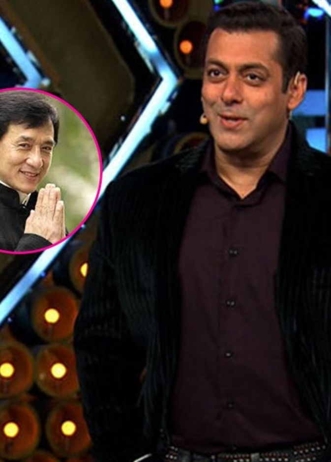 سلمان خان يستضيف جاكي شان في برنامجه