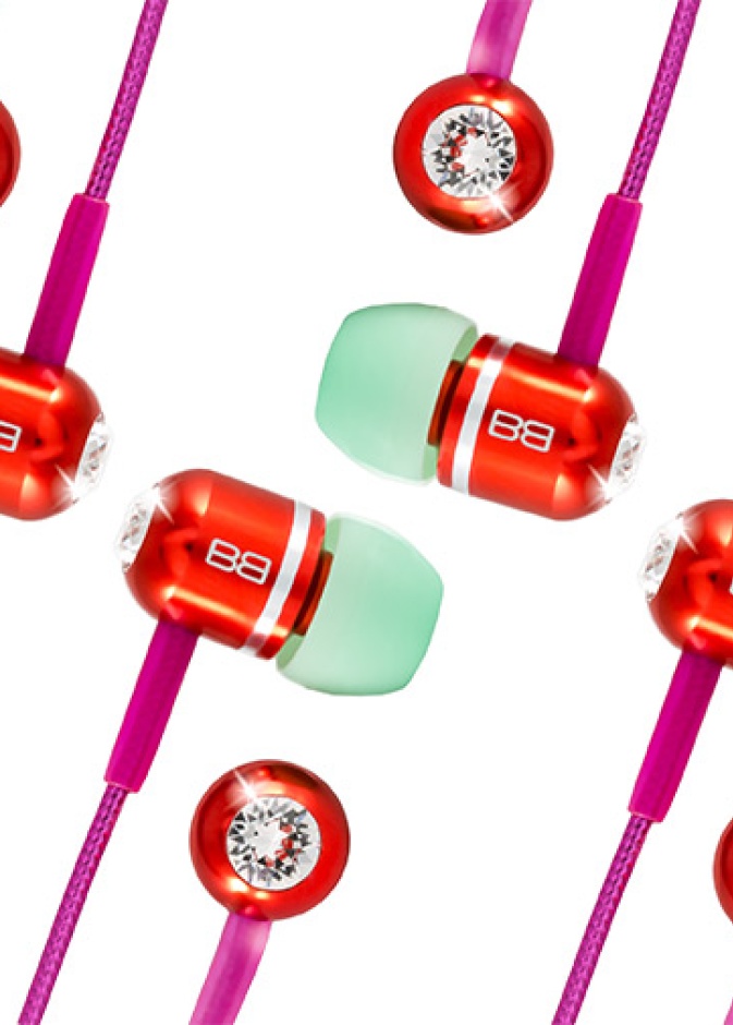 سماعة BassBuds ألماسة في أذنك