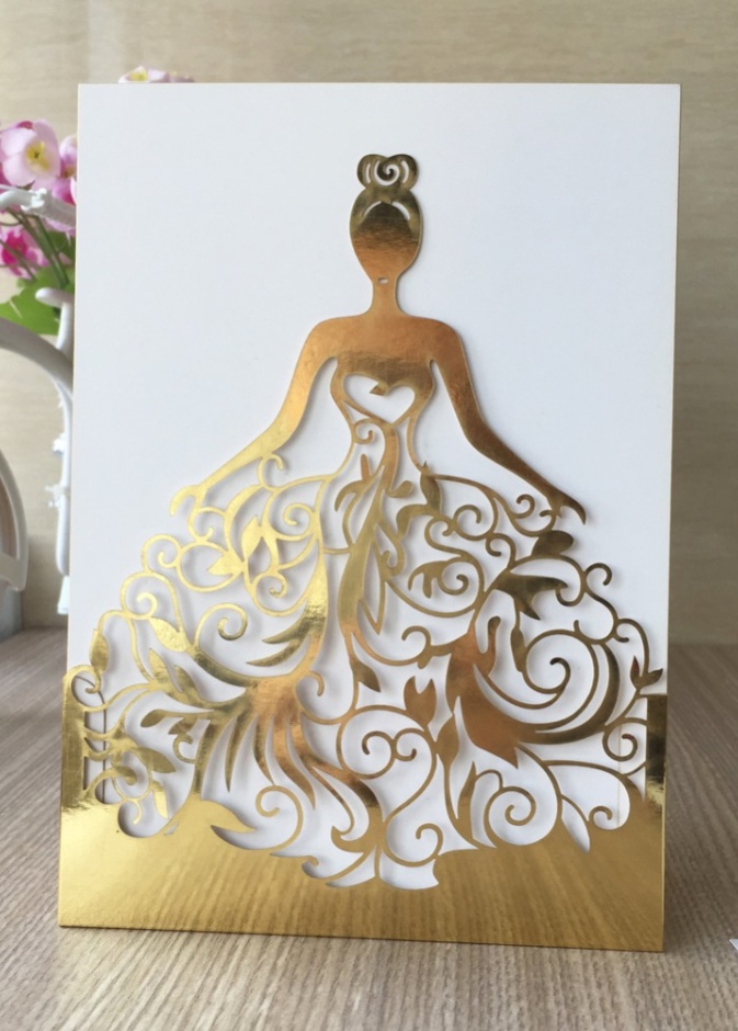 صور دعوات افراح من انستقرام من اللون الذهبي