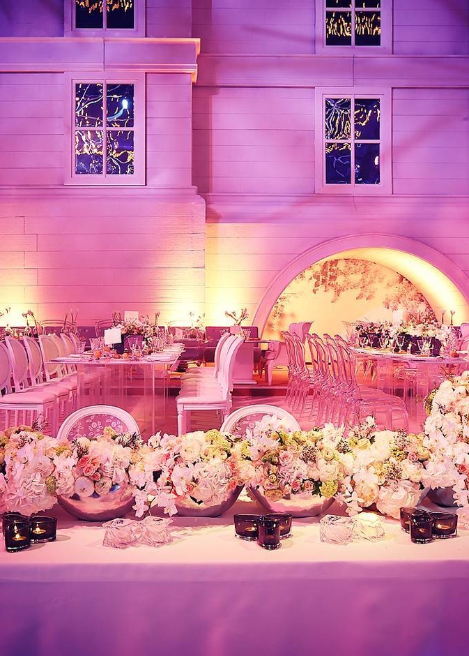 صور قاعات افراح و زينة مميزة للطاولات من تنظيم بول نصر