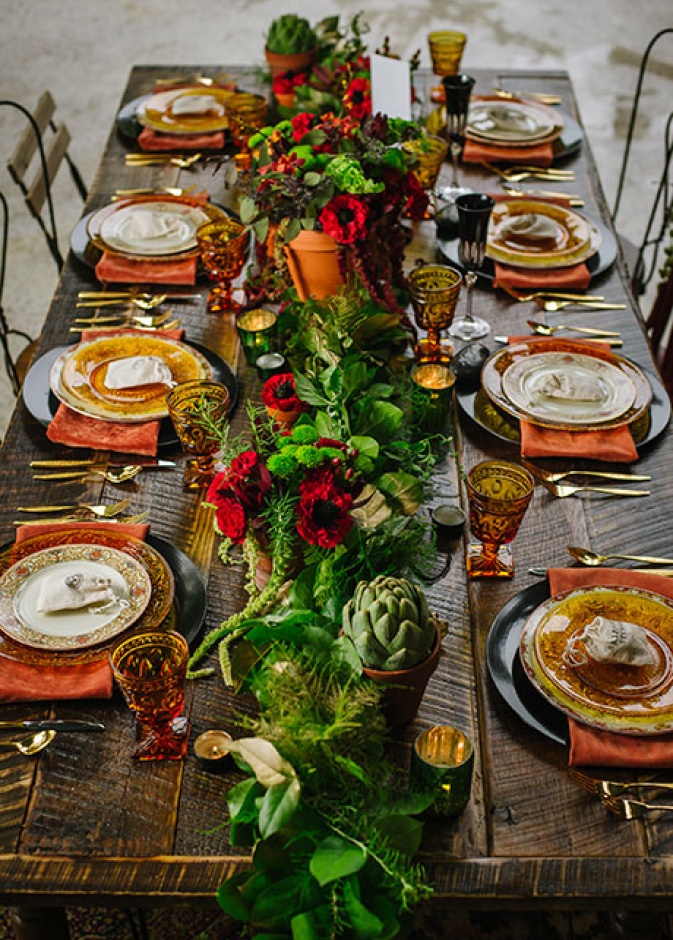 طاولة زفافك تنبض بروح الخريف..