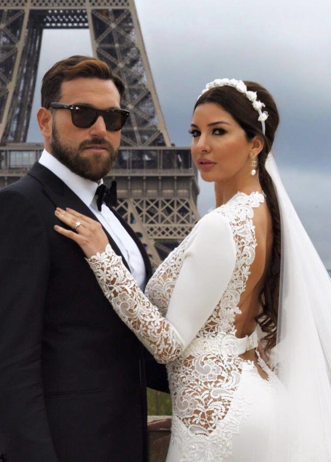 طرحة ندين نجيم منفوشة