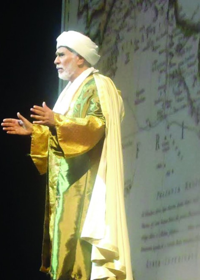 عبد الرحمن أبو زهرة بشخصية ابن بطوطة