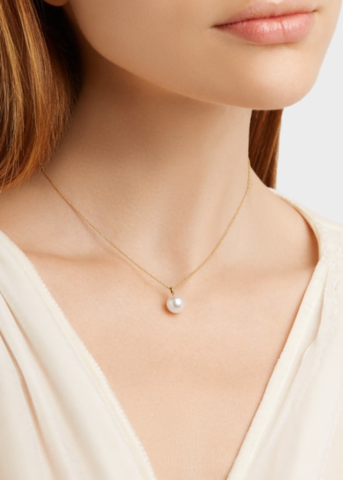 عقد مع حبة لؤلؤ ناعمة من Sophie Bille Brahe