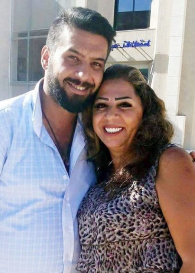 غادة بشور مع طليقها