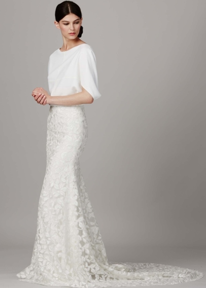 فستان زفاف محتشم من ليلا روز