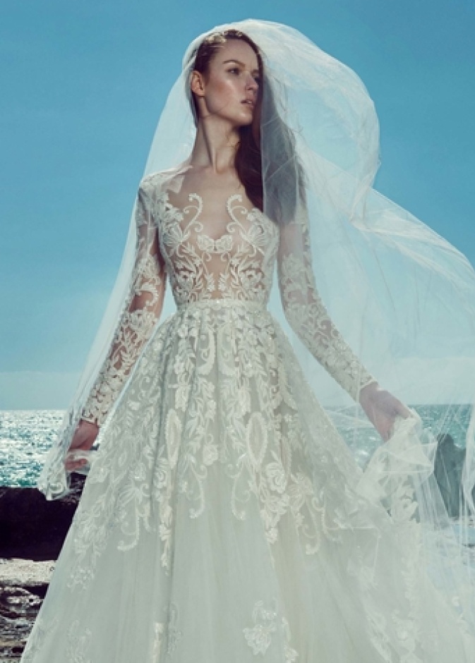 فستان زفاف من ايلي صعب