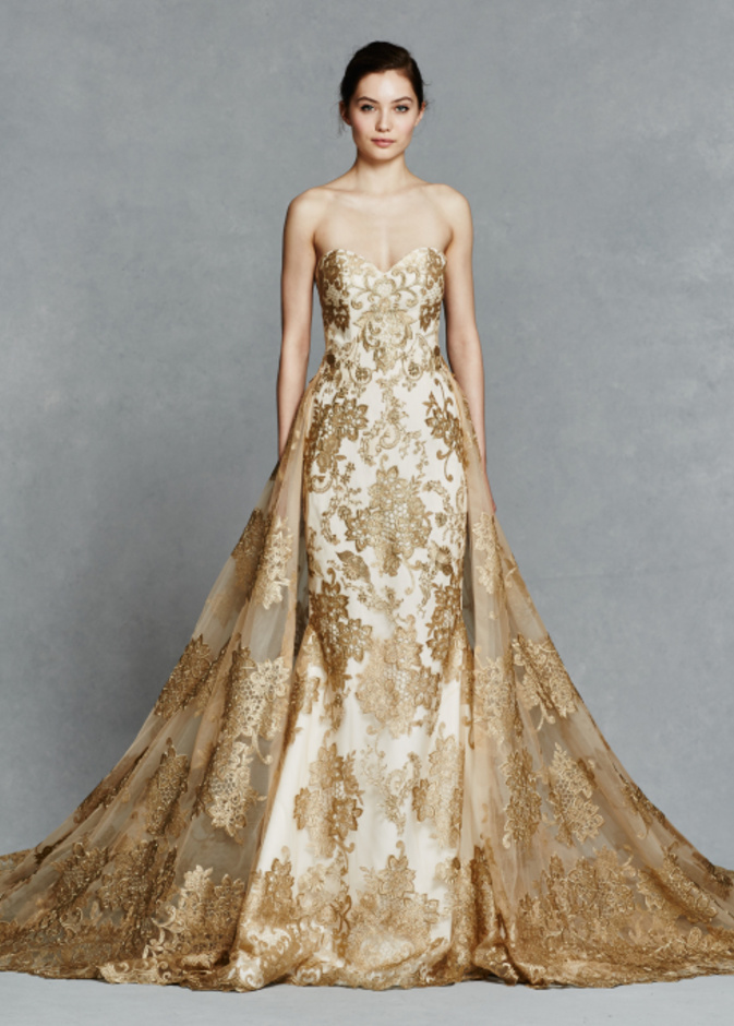 من احدى عروض ماركيزا Marchesa  