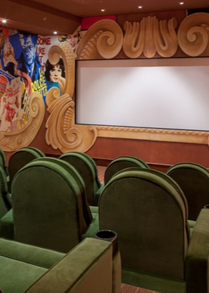 قاعة السينما في المنزل