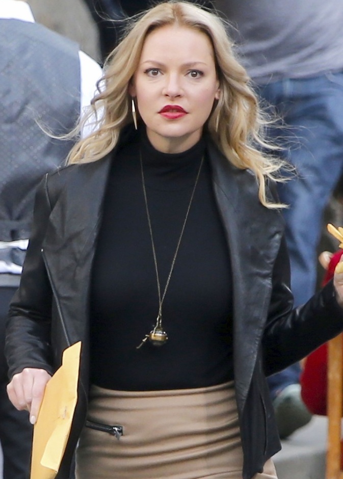 كاثرين هيجل Katherine Heigl في كواليس مسلسل Doubt