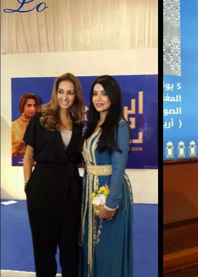  لجين عمران في بازرا الريم الرمضاني بدبي