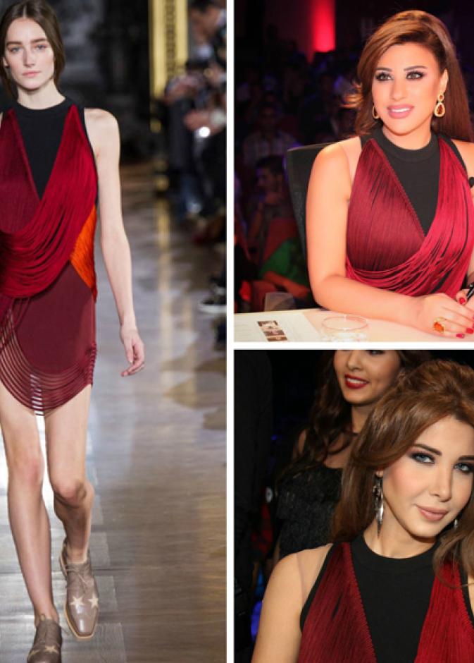 نجوى ونانسي بذات الفستان .. فمن الأجمل؟