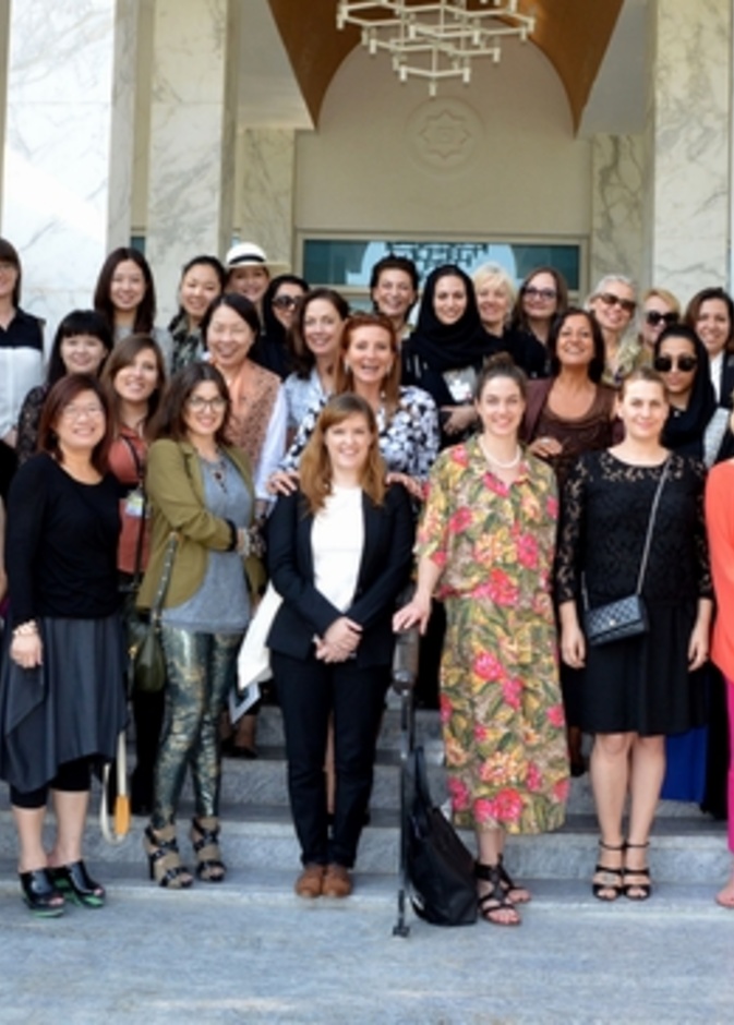 لقطة جماعية للمدعوات