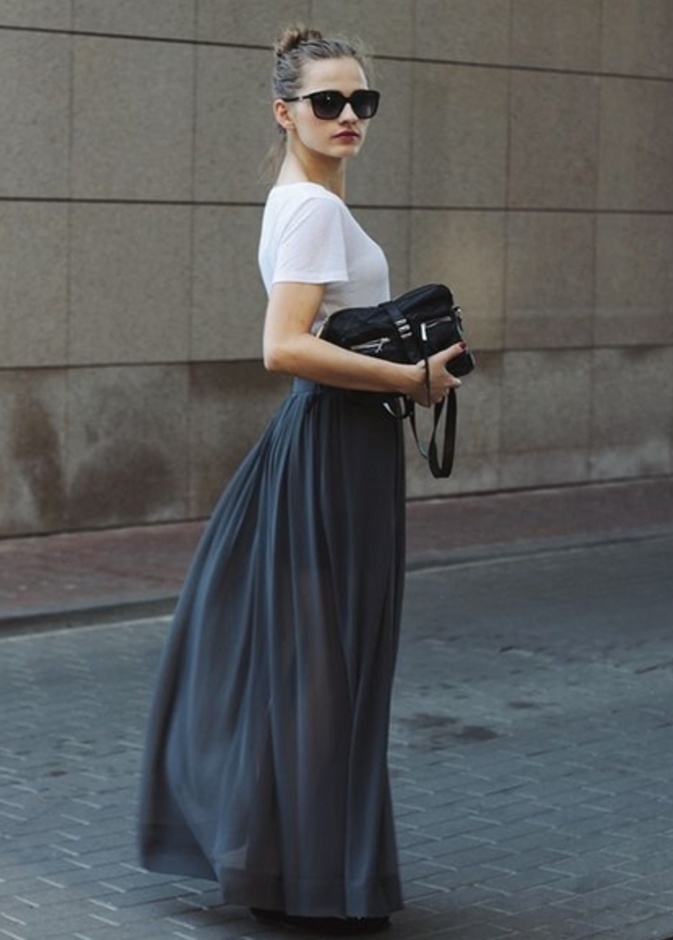 للمناسبات الأكثر رسمية تألقي بتصاميم التنورة الماكسي