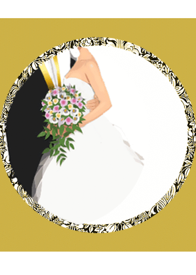 لوغو العروسين: موضة جديدة في أعراس السعودية