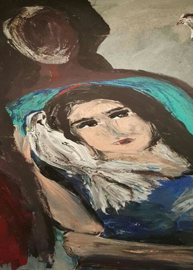 لوحات معرض ألم و أمل تجسد معاناة القحطاني 