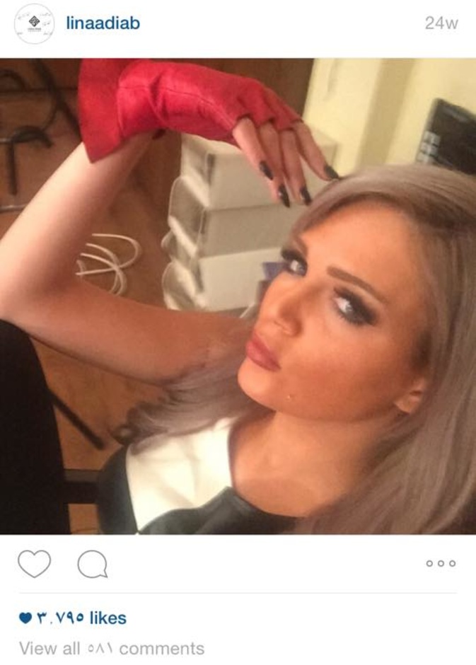 لينا دياب تظهر أخيراً