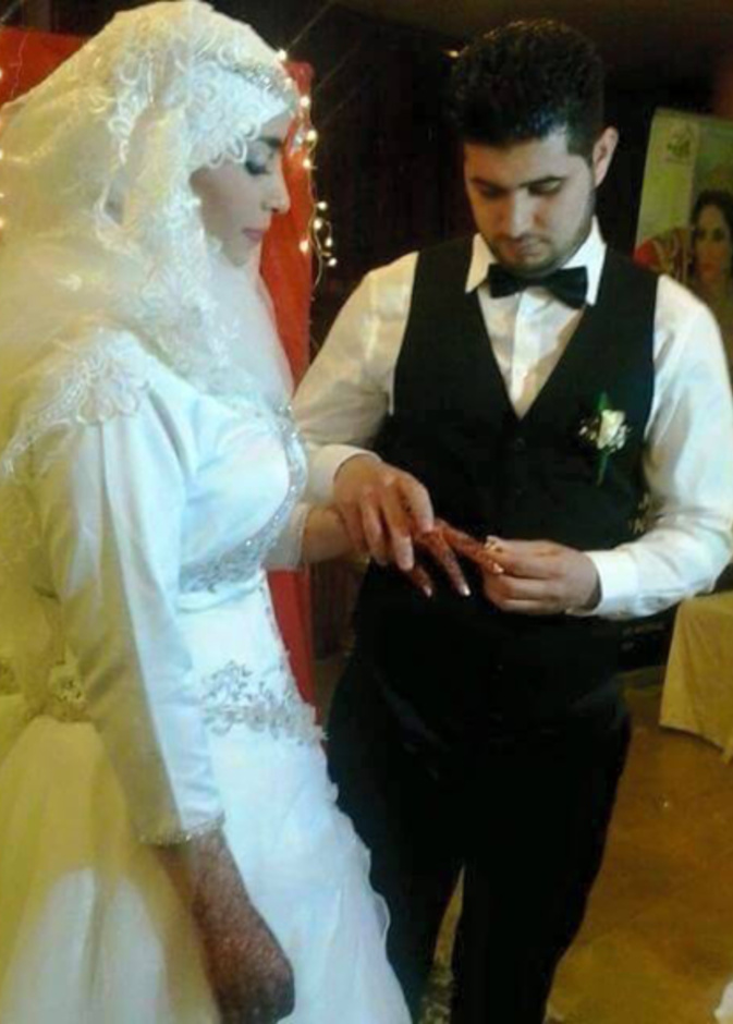بالصور: كيف توفي محمد وأسماء بعد أيام على زواجهما؟