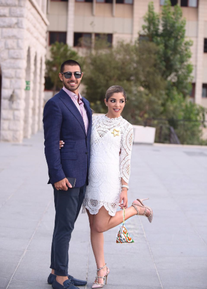 مريم مندلق وخطيبها