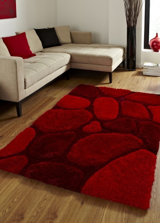 مزيج الأحمر مع اللمسة المخملية