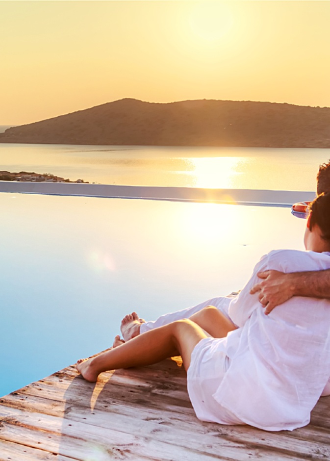  مشاهدة شروق الشمس معا في اليونان